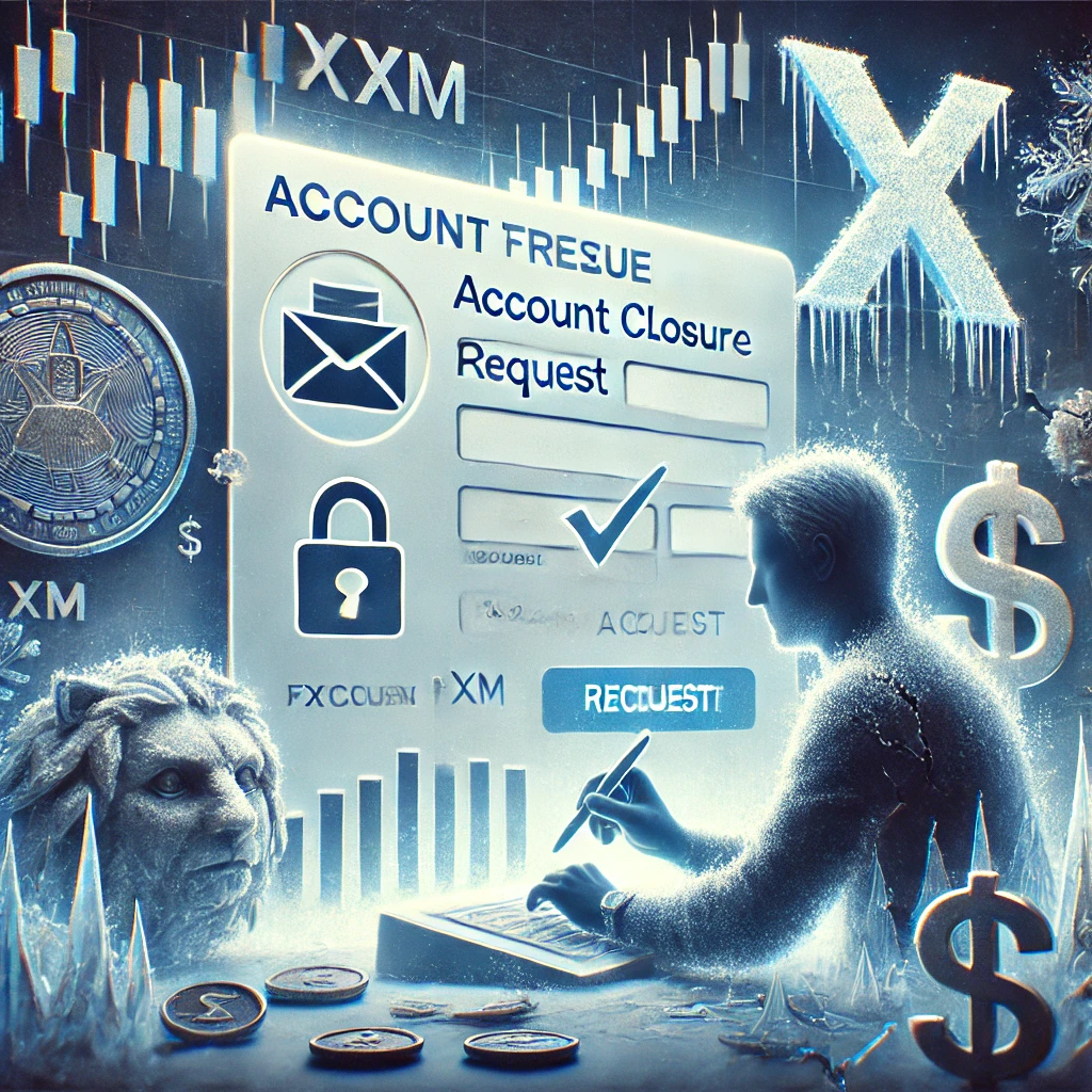 XM 口座凍結 解約