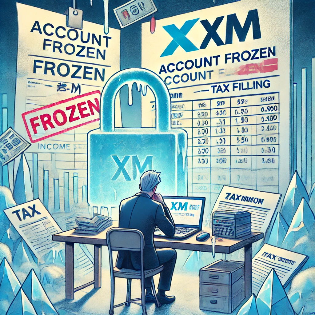 XM 口座凍結 確定申告