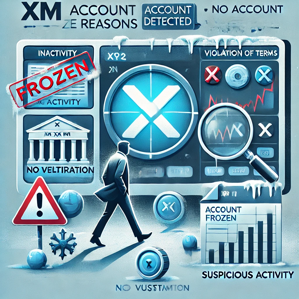 XM 口座凍結 理由